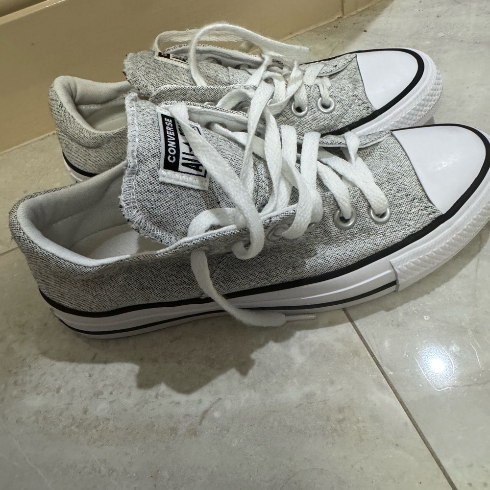 Converse Heather Gray Low-Top Sneakers